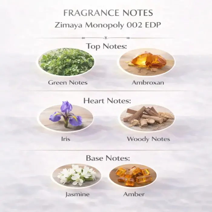Zimaya Monopoly 002 EDP 100ml   Unisex Eau de Parfum Photo