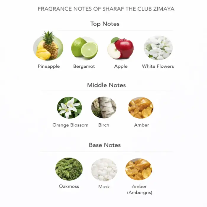 Zimaya Sharaf The Club Extrait de Parfum 100ml  Unisex Photo