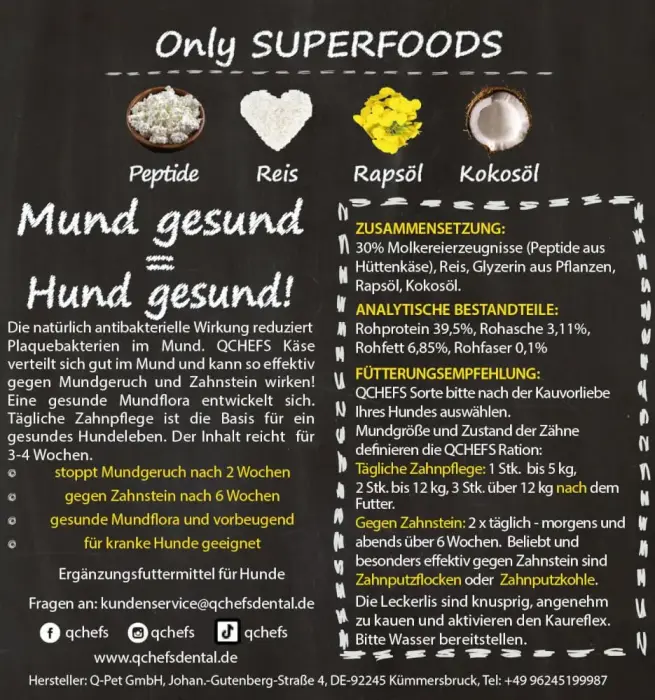 QCHEFS Kārums suņiem Cheesies 65 gr. Foto 2