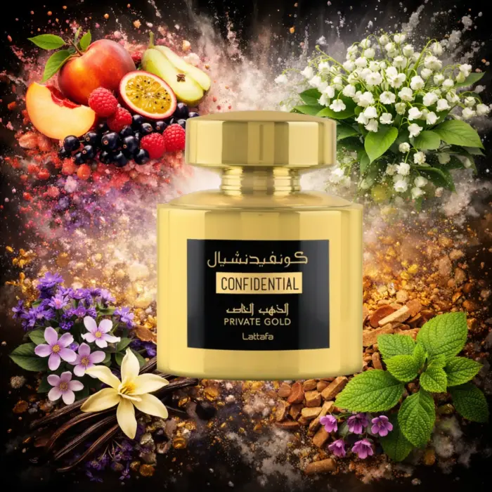 Lattafa Perfumes Confidential Private Gold EDP 100ml Парфюмерная вода унисекс Фото num