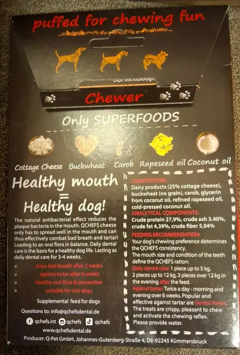 QCHEFS Kārums suniem Snackies 65 g Foto 2