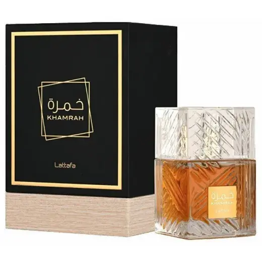 Lattafa Perfumes Khamrah EDP 100ml Parfimērijas ūdens — unisex