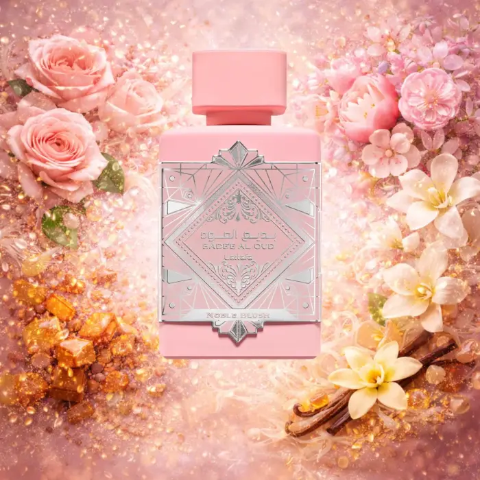 Lattafa Perfumes Badee Al Oud Noble Blush EDP 100ml Sieviešu parfīmerijas ūdens Foto 2