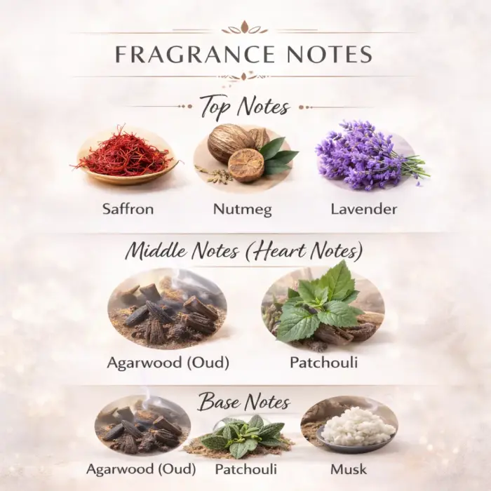 Lattafa Perfumes Oud For Glory Bade'e Al Oud EDP 100ml  parfimētais ūdens unisekss Foto 3