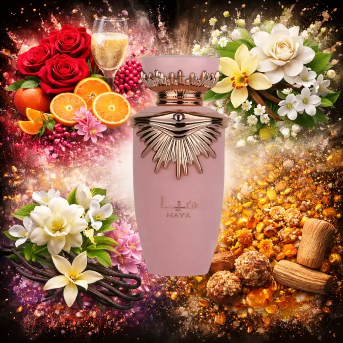 Lattafa Perfumes Haya EDP 100ml  Sieviešu parfīmerijas ūdens Foto 3
